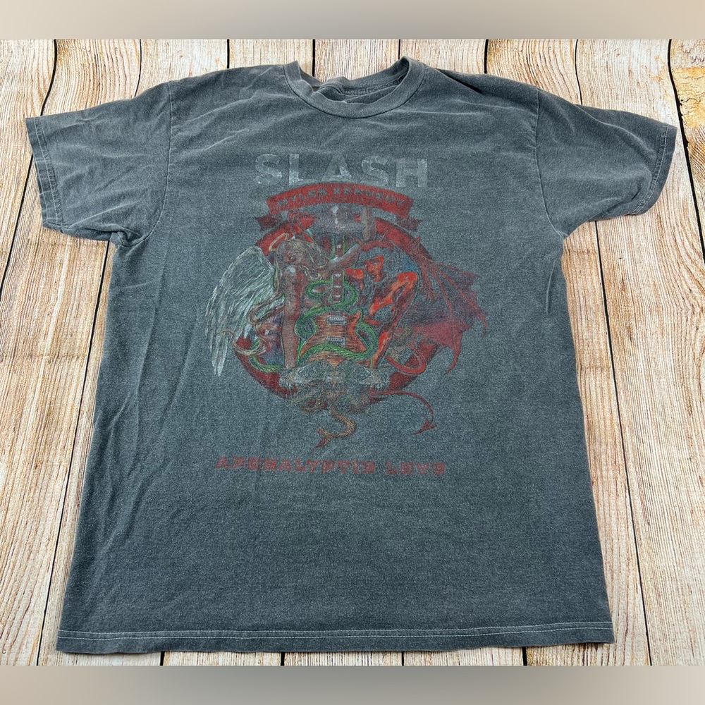 Slash Apocalyptic Love Band T Shirt Vintage Style Size M/L